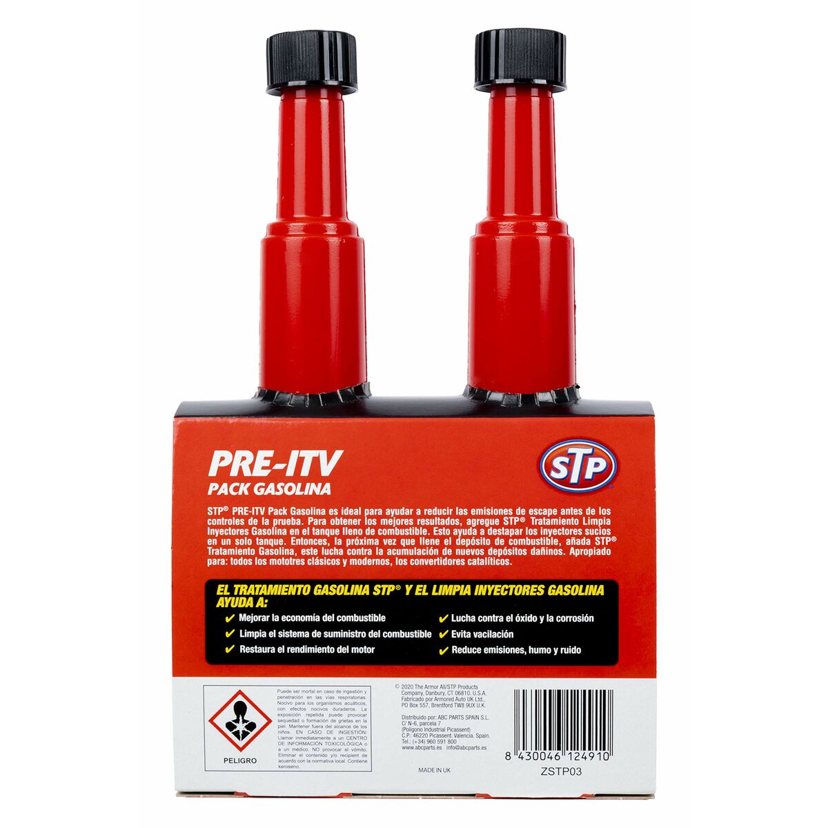 Bensin Pre-inspektion Cleaner STP 2 Delar